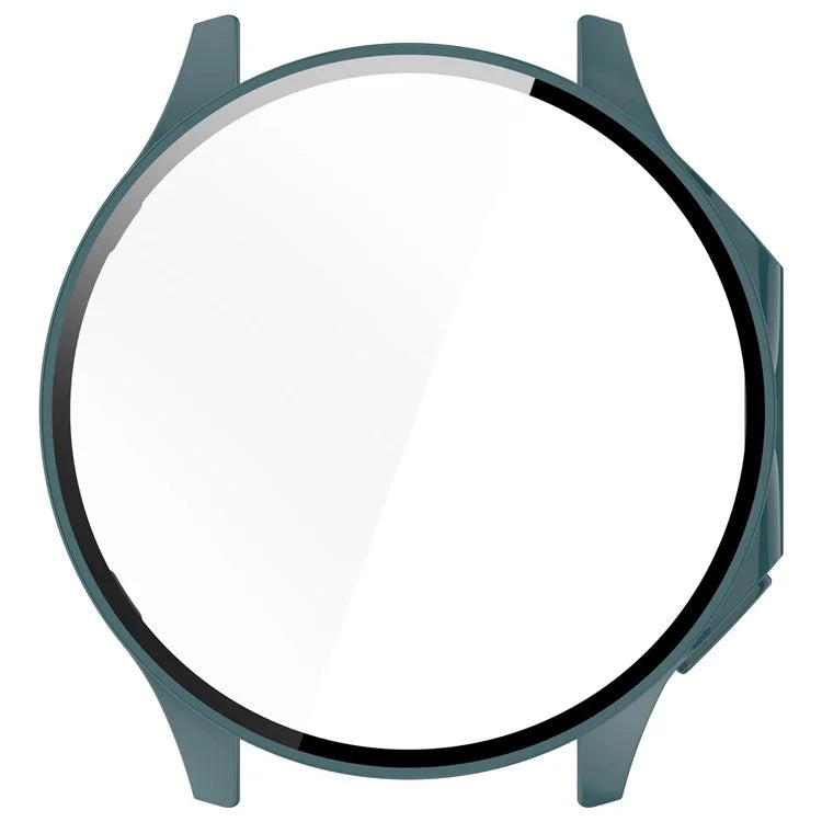 For Oppo Watch X / Watch 2 46mm Drop Protection PC Watch Frame Cover with Tempered Glass Screen Film