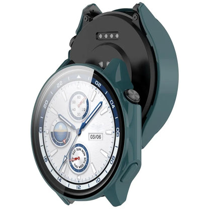 For Oppo Watch X / Watch 2 46mm Drop Protection PC Watch Frame Cover with Tempered Glass Screen Film