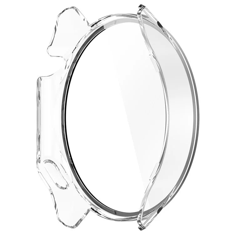 For Oppo Watch X / Watch 2 46mm Drop Protection PC Watch Frame Cover with Tempered Glass Screen Film