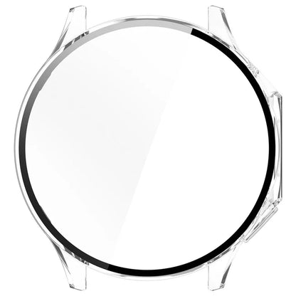For Oppo Watch X / Watch 2 46mm Drop Protection PC Watch Frame Cover with Tempered Glass Screen Film