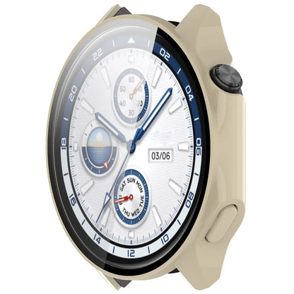 For Oppo Watch X / Watch 2 46mm Drop Protection PC Watch Frame Cover with Tempered Glass Screen Film