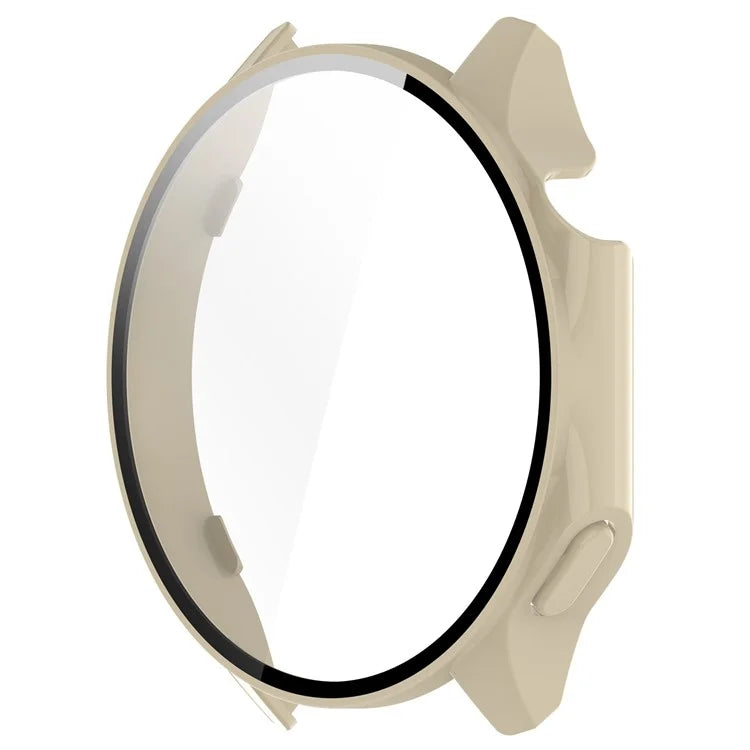 For Oppo Watch X / Watch 2 46mm Drop Protection PC Watch Frame Cover with Tempered Glass Screen Film