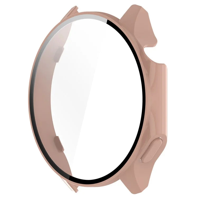 For Oppo Watch X / Watch 2 46mm Drop Protection PC Watch Frame Cover with Tempered Glass Screen Film