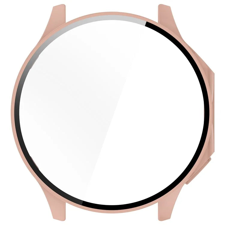 For Oppo Watch X / Watch 2 46mm Drop Protection PC Watch Frame Cover with Tempered Glass Screen Film