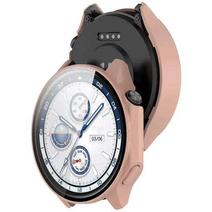 For Oppo Watch X / Watch 2 46mm Drop Protection PC Watch Frame Cover with Tempered Glass Screen Film