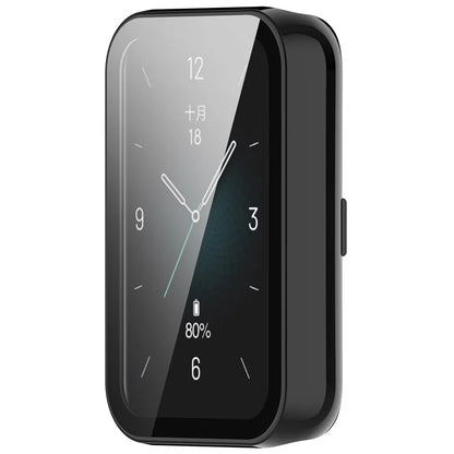 For Honor Band 9 Hard PC Watch Case Scratch Proof Cover with Tempered Glass Screen Film
