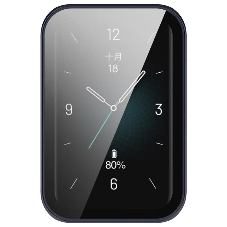For Honor Band 9 Hard PC Watch Case Scratch Proof Cover with Tempered Glass Screen Film