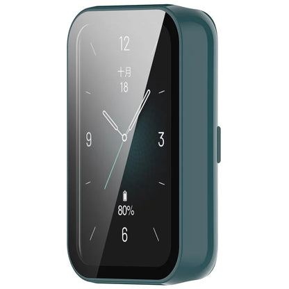 For Honor Band 9 Hard PC Watch Case Scratch Proof Cover with Tempered Glass Screen Film