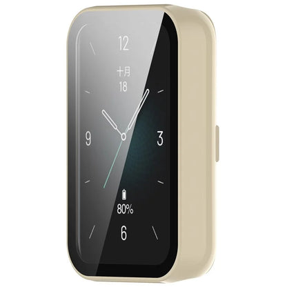 For Honor Band 9 Hard PC Watch Case Scratch Proof Cover with Tempered Glass Screen Film