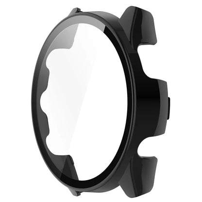 For Garmin Forerunner 165 / Forerunner 165 Music Hard PC Cover Watch Case with Tempered Glass Screen Film