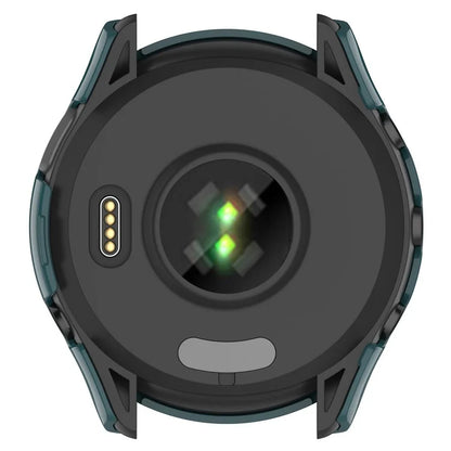 For Garmin Forerunner 165 / Forerunner 165 Music Hard PC Cover Watch Case with Tempered Glass Screen Film