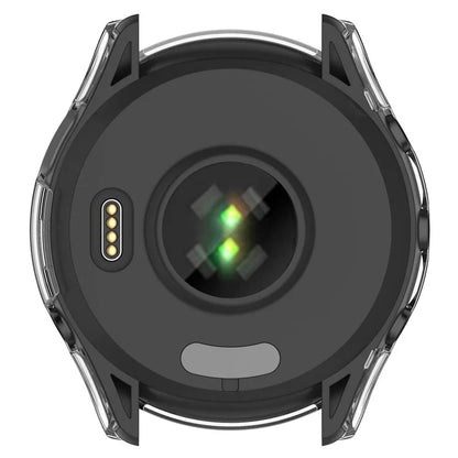 For Garmin Forerunner 165 / Forerunner 165 Music Hard PC Cover Watch Case with Tempered Glass Screen Film