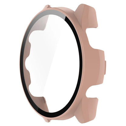 For Garmin Forerunner 165 / Forerunner 165 Music Hard PC Cover Watch Case with Tempered Glass Screen Film