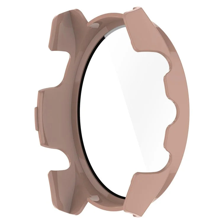 For Garmin Forerunner 165 / Forerunner 165 Music Hard PC Cover Watch Case with Tempered Glass Screen Film