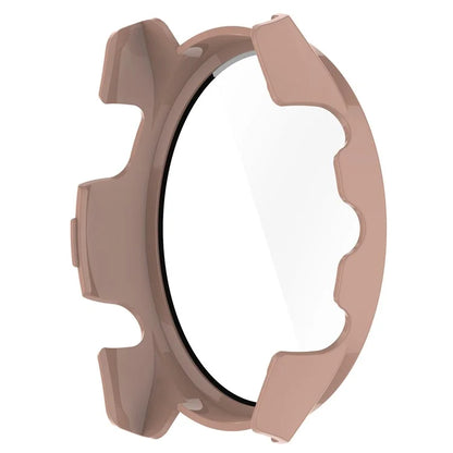 For Garmin Forerunner 165 / Forerunner 165 Music Hard PC Cover Watch Case with Tempered Glass Screen Film