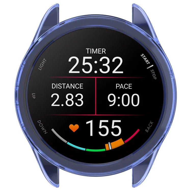 For Garmin Forerunner 165 / Forerunner 165 Music TPU Watch Frame Smartwatch Protector Case