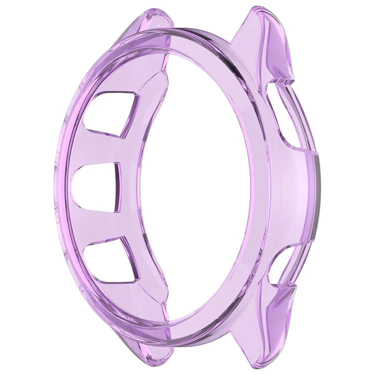 For Garmin Forerunner 165 / Forerunner 165 Music TPU Watch Frame Smartwatch Protector Case Purple