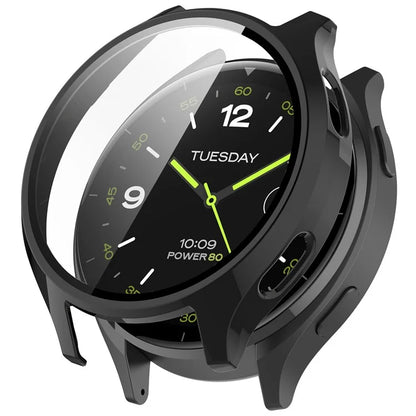 Hard PC Cover for Xiaomi Watch 2 Watch Case with Tempered Glass Screen Film