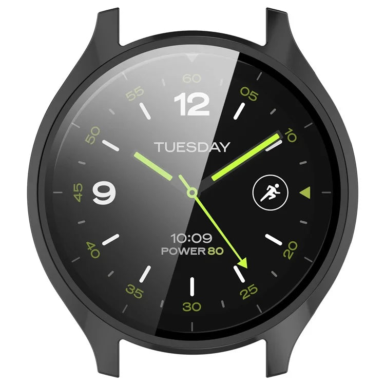 Hard PC Cover for Xiaomi Watch 2 Watch Case with Tempered Glass Screen Film