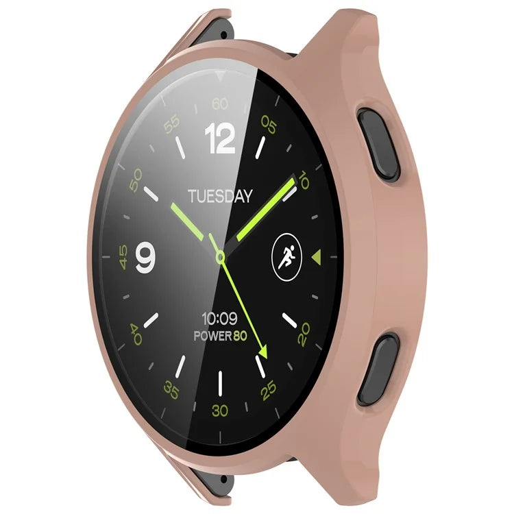 Hard PC Cover for Xiaomi Watch 2 Watch Case with Tempered Glass Screen Film