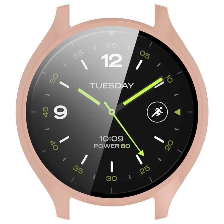 Hard PC Cover for Xiaomi Watch 2 Watch Case with Tempered Glass Screen Film
