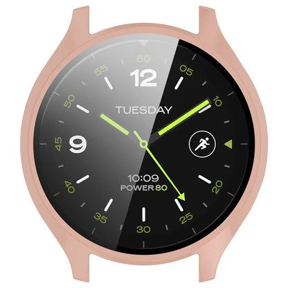 Hard PC Cover for Xiaomi Watch 2 Watch Case with Tempered Glass Screen Film