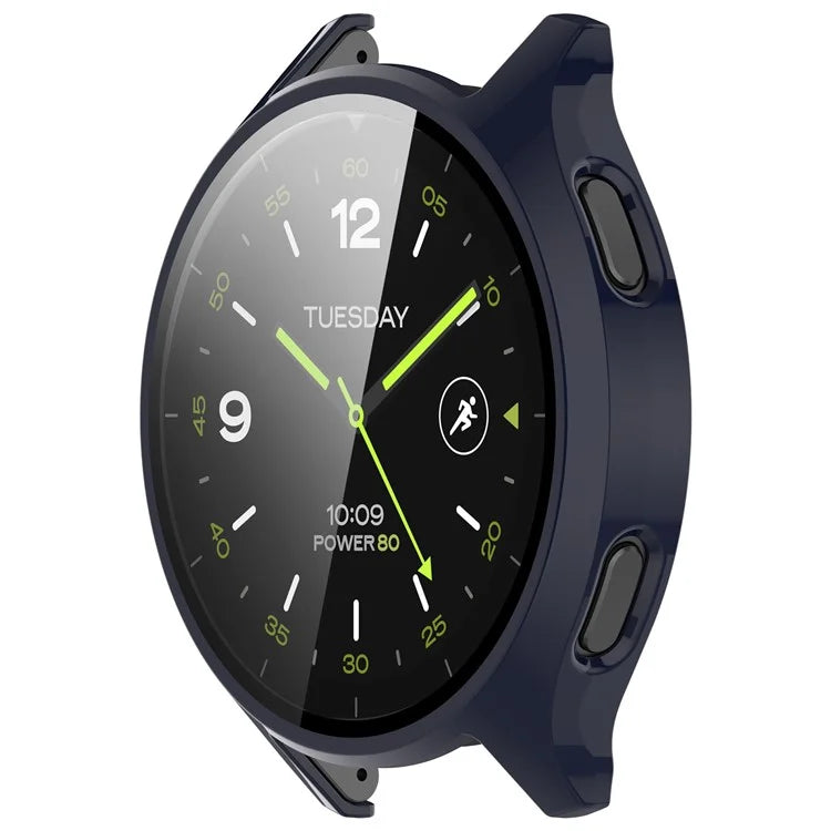 Hard PC Cover for Xiaomi Watch 2 Watch Case with Tempered Glass Screen Film