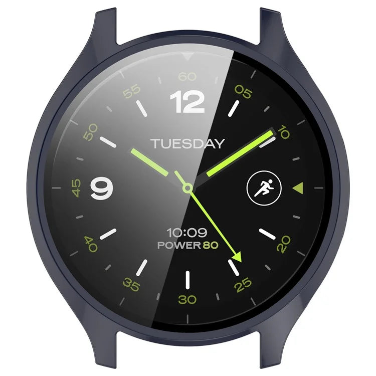 Hard PC Cover for Xiaomi Watch 2 Watch Case with Tempered Glass Screen Film