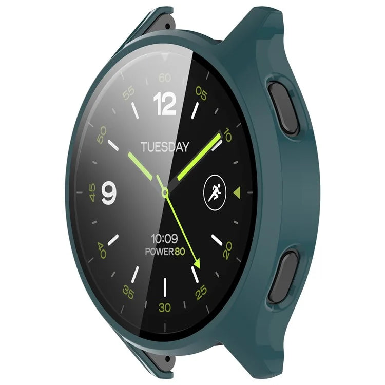 Hard PC Cover for Xiaomi Watch 2 Watch Case with Tempered Glass Screen Film