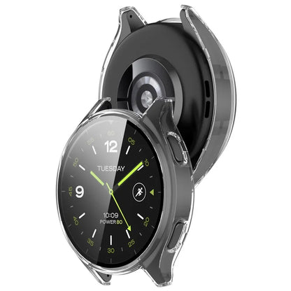 Hard PC Cover for Xiaomi Watch 2 Watch Case with Tempered Glass Screen Film