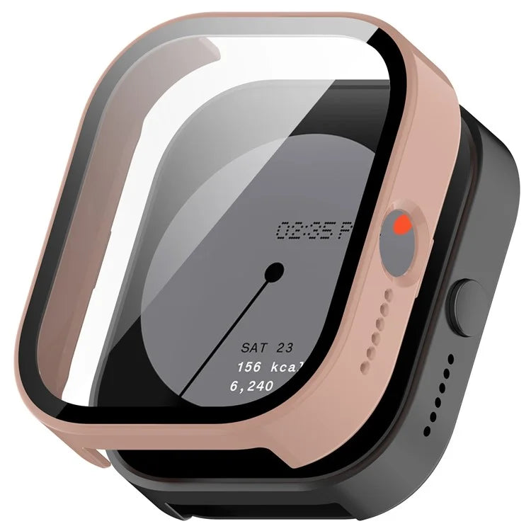 For CMF Watch Pro D395 Watch Cover PC+Tempered Film Watch Protective Case Anti-drop Protection