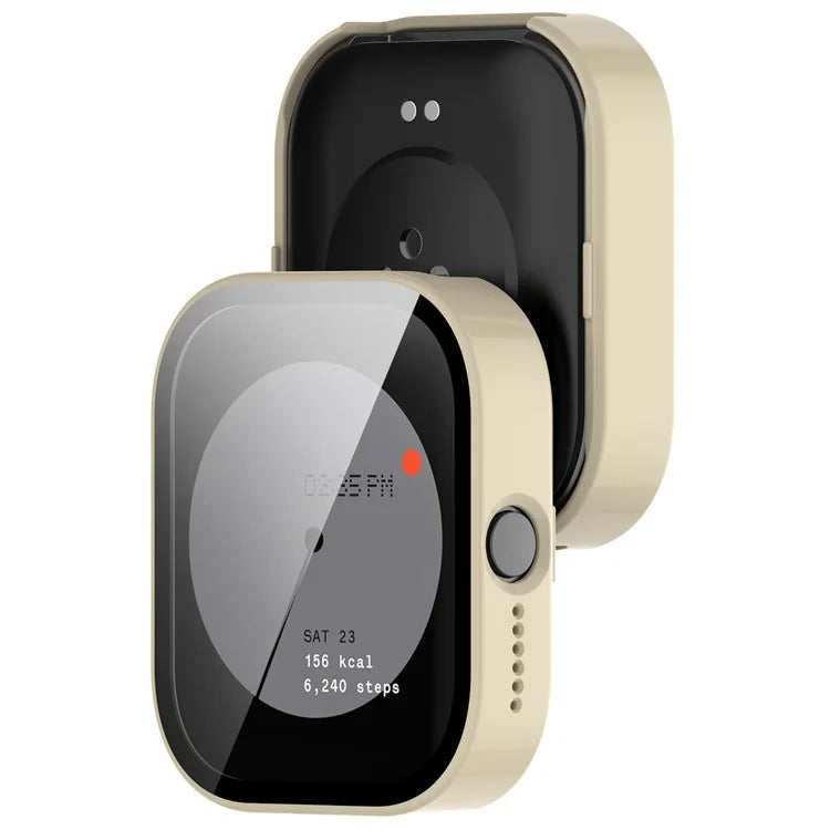 For CMF Watch Pro D395 Watch Cover PC+Tempered Film Watch Protective Case Anti-drop Protection