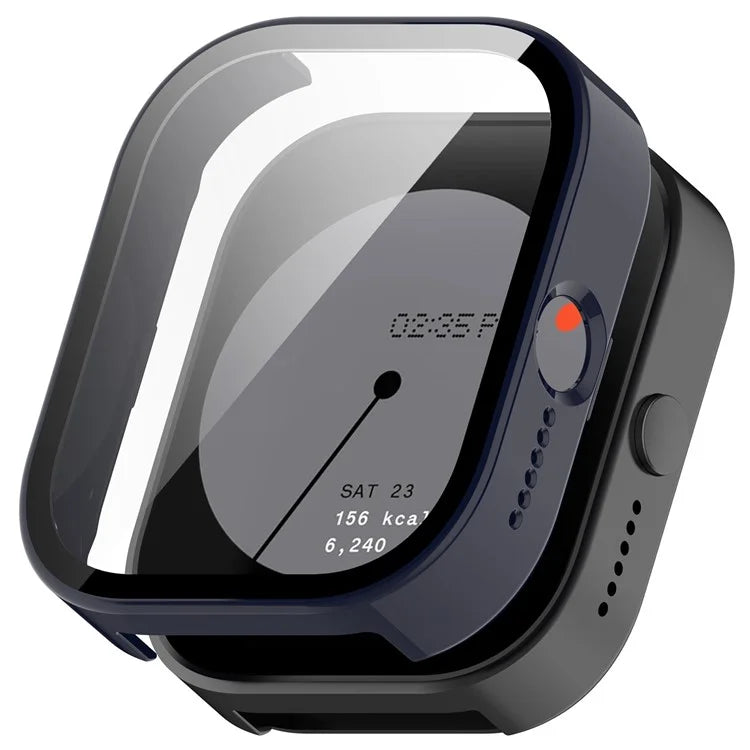 For CMF Watch Pro D395 Watch Cover PC+Tempered Film Watch Protective Case Anti-drop Protection