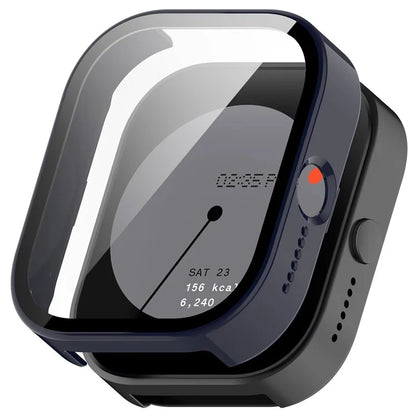 For CMF Watch Pro D395 Watch Cover PC+Tempered Film Watch Protective Case Anti-drop Protection