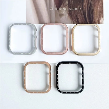 For Apple Watch Series 3 / 2 / 1 42mm Watch Case Aluminum Alloy Hollow Frame with Dial Plate