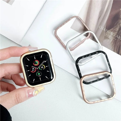 For Apple Watch Series 3 / 2 / 1 42mm Watch Case Aluminum Alloy Hollow Frame with Dial Plate
