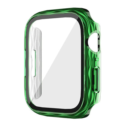For Apple Watch Series 4 / 5 / 6 / SE / SE (2022) 44mm Hard PC Watch Case Cover with Tempered Glass Screen Film
