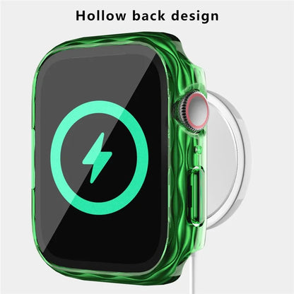 For Apple Watch Series 4  /  5  /  6  /  SE  /  SE (2022) 40mm Watch Case Anti-Drop PC Cover + Tempered Film