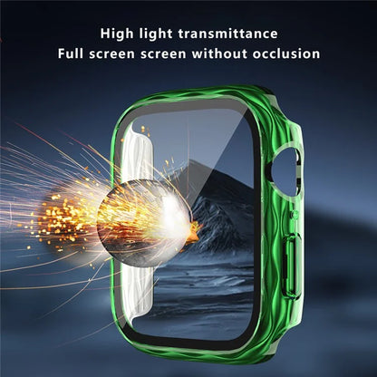 For Apple Watch Series 4  /  5  /  6  /  SE  /  SE (2022) 40mm Watch Case Anti-Drop PC Cover + Tempered Film