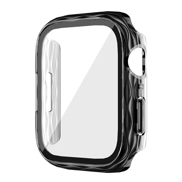 For Apple Watch Series 7 / 8 45mm Hard PC+Tempered Glass Screen Film Watch Case Cover