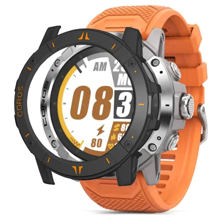 For Coros Vertix 2 Watch Case PC Protective Frame Cover Watch Screen Protector