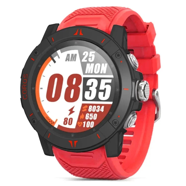 For Coros Vertix 2 Watch Case PC Protective Frame Cover Watch Screen Protector