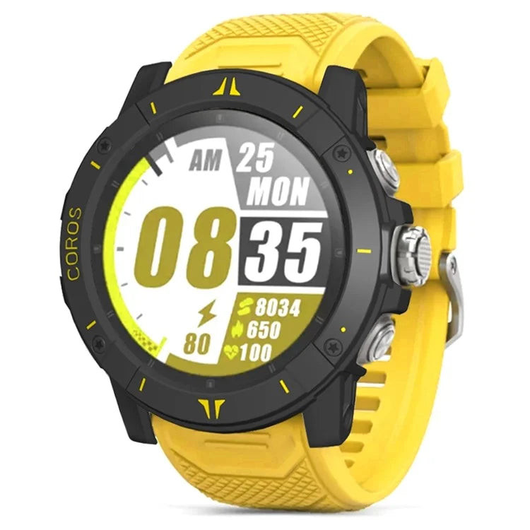 For Coros Vertix 2 Watch Case PC Protective Frame Cover Watch Screen Protector