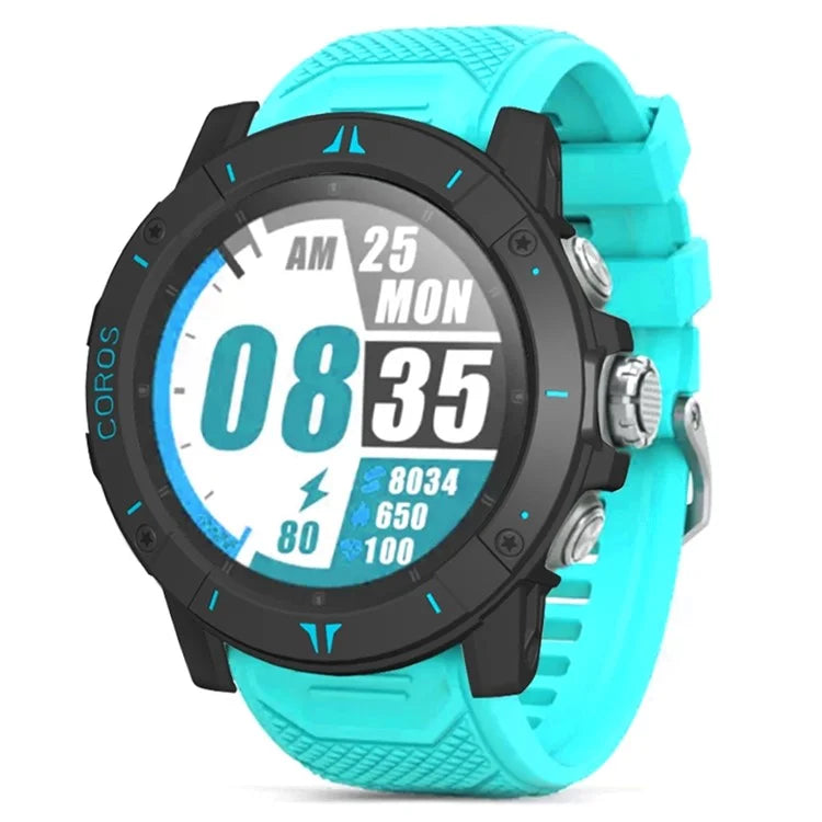 For Coros Vertix 2 Watch Case PC Protective Frame Cover Watch Screen Protector