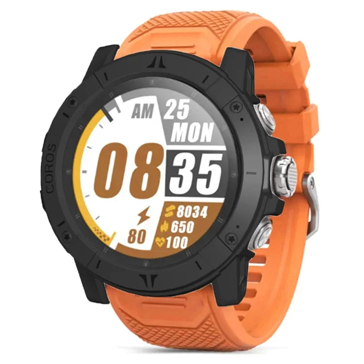 For Coros Vertix 2 Anti-Scratch Watch Case PC Protective Frame Cover