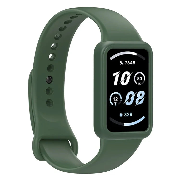 For Honor Band 9 Silicone Watch Case Protective Bumper Frame