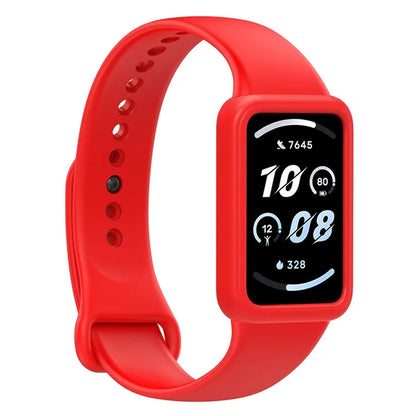 For Honor Band 9 Silicone Watch Case Protective Bumper Frame