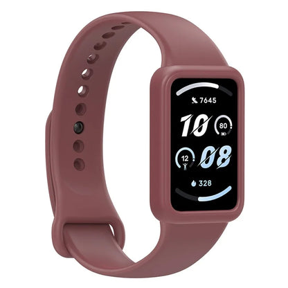 For Honor Band 9 Silicone Watch Case Protective Bumper Frame