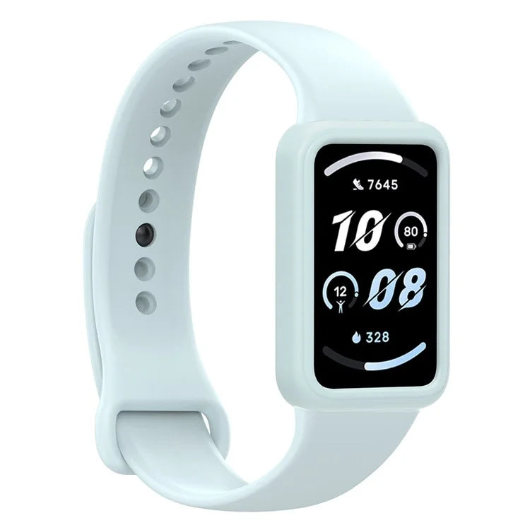 For Honor Band 9 Silicone Watch Case Protective Bumper Frame