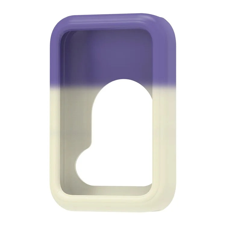 For Honor Band 9 Silicone Watch Case Protective Bumper Frame+Purple